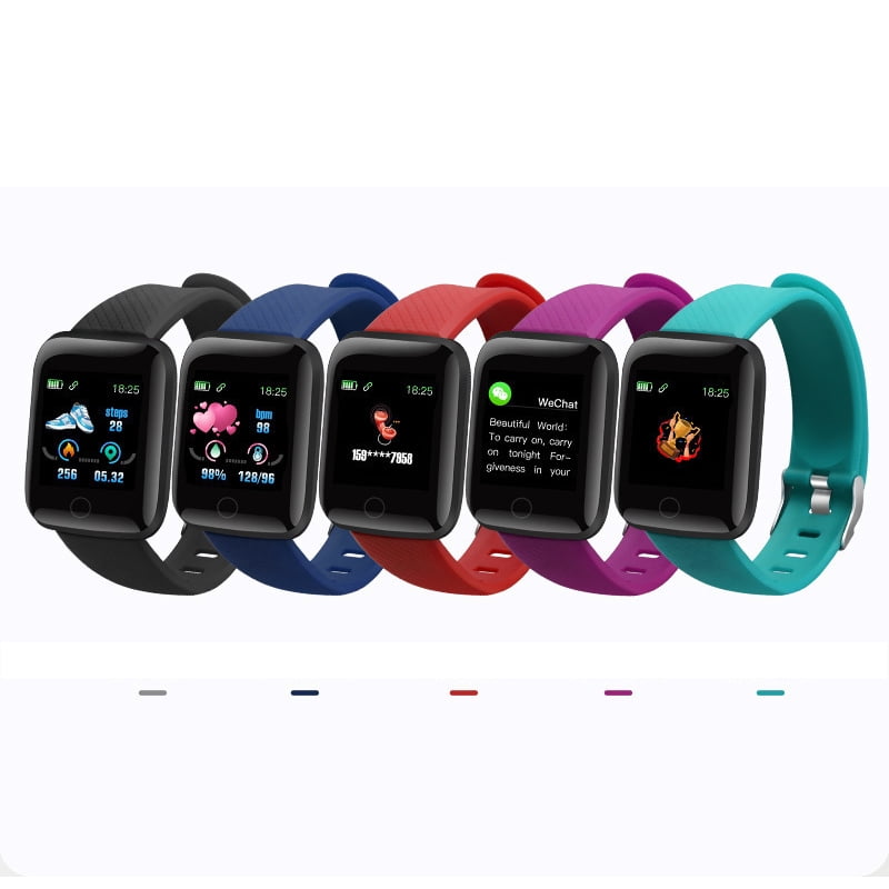 116plus Smart Watch IP67 Waterproof Smart Bracelet Bluetooth Wristband Heart Rate Monitor Sports