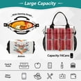 thumbnail image 4 of Small Cooler Bag Lunch Bag Portable Meal Bag Work Meal Bag Outdoor Meal Bag Travel Meal Bag Picnic Meal Bag Going Out Meal Bag Color Art Cool Deer, 4 of 6