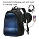 thumbnail image 2 of Fotbe Retro Blue Glitter Mochila con Estampado y Puerto USB para Hombre y Mujer, Mochila Antirrobo, Mochila de Viaje, Mochila Escolar, Mochila Universitaria, 2 of 7