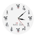 thumbnail image 1 of Abbracc Wall Clock 30cm Round Analog Clock, Non Ticking Hanging Clock Clock for Bedroom, 1 of 9