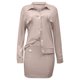 thumbnail image 4 of Cárdigan de cuello vuelto de manga larga de Color sólido a la moda para mujer, vestido informal de un solo pecho, conjunto de dos piezas Wmkox8yi bvn3935, 4 of 6