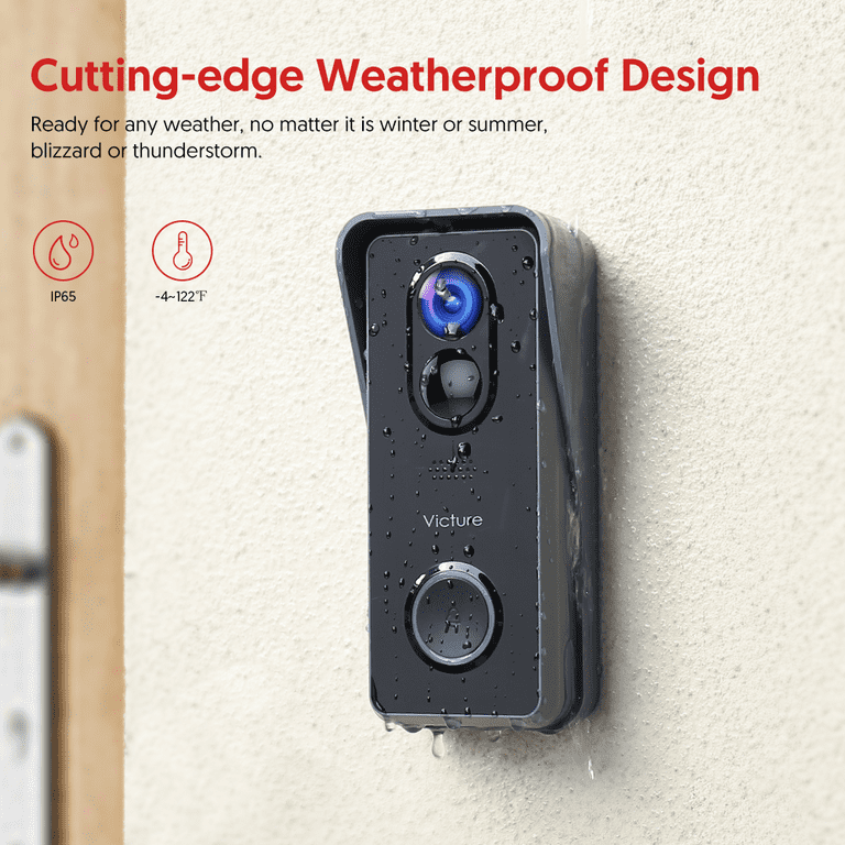 Victure VD300 Video Doorbell Wireless WiFi( Only 2.4G ) – Victure US