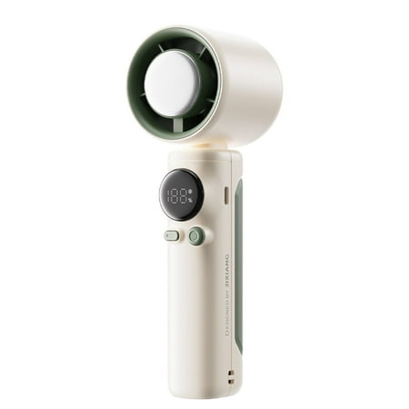 

miaomiaoke Turbine High-Speed Handheld Small Fan Outdoor Portable Usb Charging 100-Speed Digital Display Refrigeration Fan