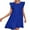 Blue, variant on USSUMA Dresses for Women 2025 Casual Spring Womens Dresses Sleeveless Crew Neck Casual Solid Color Ruffle Loose Fit Maxi Dress Casual Skirts Comfortable Skirt Climbing Black Dress Size-M