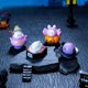 thumbnail image 5 of Escultura de figura en miniatura de Halloween, suministros para fiestas, artesanías de resina, decoración de jardín de Halloween para casa de muñecas Estatua del sombrero de copa, 5 of 9