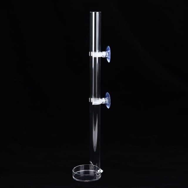 Fish Feeder, With 2 Suction Cups Aquarium Feeder, With Tray For Tropical Fish For Shrimp