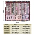 thumbnail image 3 of To My Niece Blanket Gifts For Kids Adults - Lightweight Throw Blanket For Bedroom Living Room Decor Soft Fuzzy Fleece Cozy Plush Bed Couch 80"X60", 3 of 7