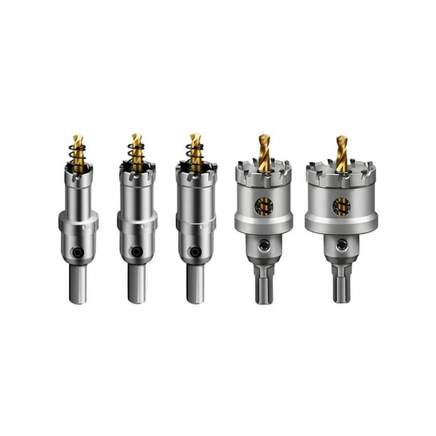 Brocas De Alta Cortador De Sierra Perforadora Con Borde De Corte Afilado Sierra Perforadora De Alto Posicionamiento Duro Para Acero Inoxidable Juego De Sierra Perforadora De 4 Piezas Scienceny TO005426-02