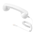 thumbnail image 4 of Bunblic Retro Phone with Noise Reduction, Built-in , Wired Connection, Volume Control, Comfortable Grip, High-Quality Materials, Touch Control White, 4 of 8