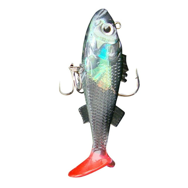 Cebos realistas Minnow con gancho para de en agua de salada , 8cm