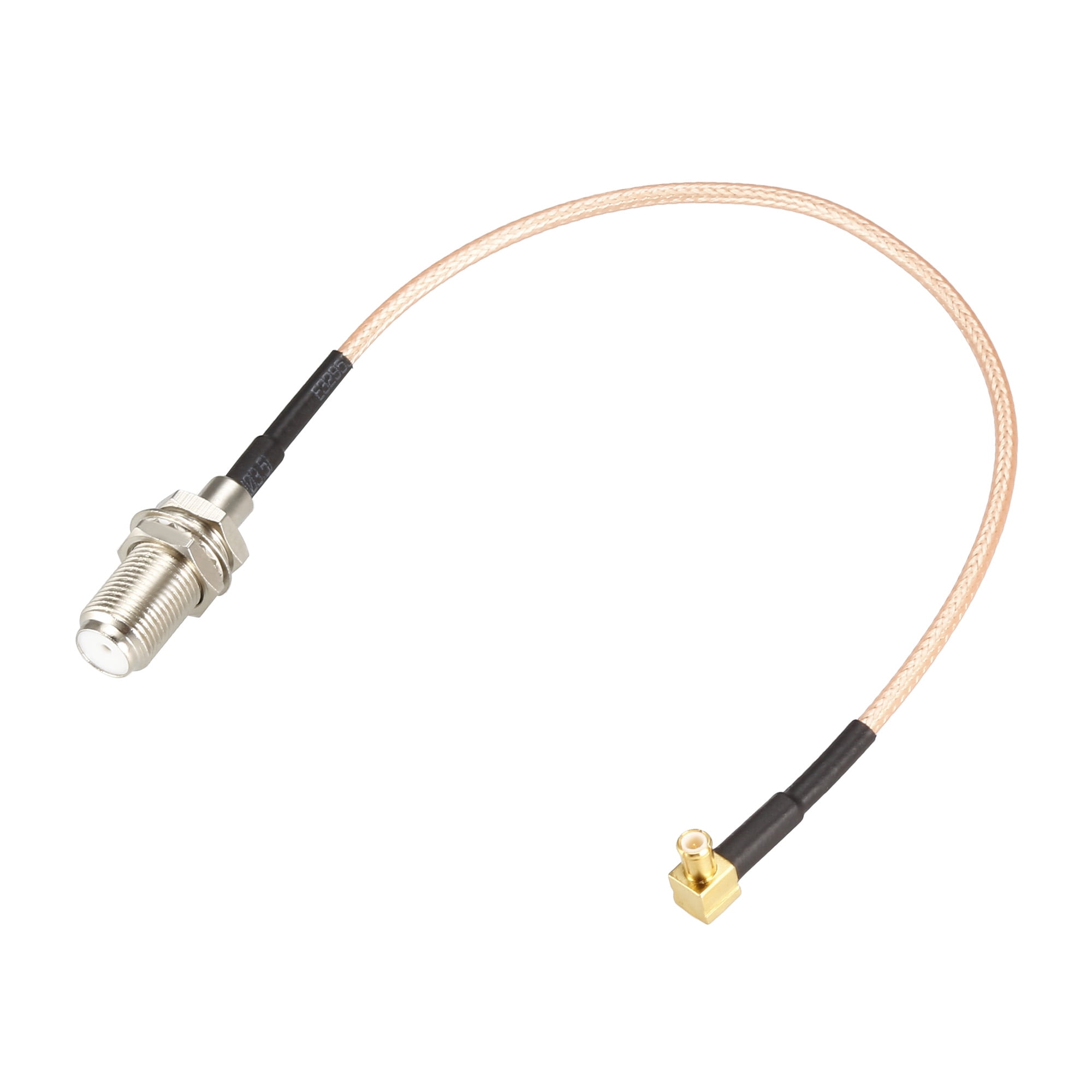 Uxcell RG316 Coax Cables MCX Male Right Angle to F Female RF Coaxial