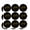 Clear, variant on Black Lightning Logo Planner Calendar Scrapbooking Crafting Stickers