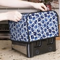 thumbnail image 7 of Lsque Blue Roses Print 4 Slice Toaster Cover , Kitchen Appliance Dustproof Protector , Toaster Protector Dustproof Kitchen Appliance Cover, 7 of 7