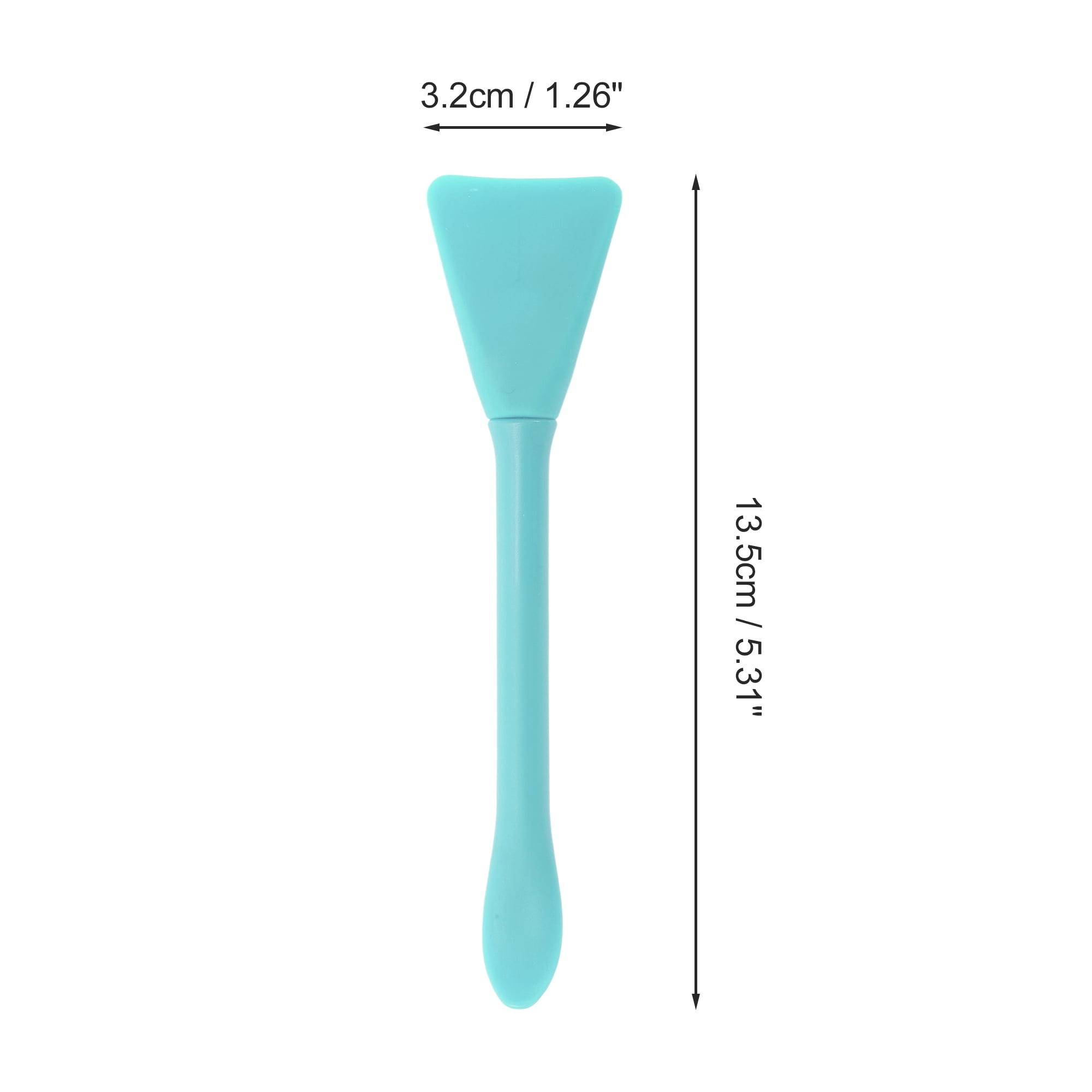 Unique Bargains Multifunctional Facial Mask Brush Set with 2 Pcs Blue