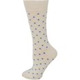 thumbnail image 4 of Sierra Socks Cotton Small Dot Pattern Crew Casual Women's 3 Pair Pack Socks, 4 of 8