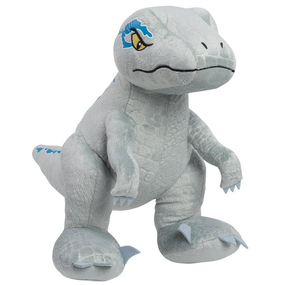 Jurassic World Large 11.5-inch Blue Plush Stuffed Animal, Dinosaur, Jurassic World Large Plush Blue
