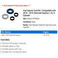 thumbnail image 2 of Fuel Injector Seal Kit - Compatible with 2018 - 2019 Chevy Equinox 1.5L 4-Cylinder, 2 of 2