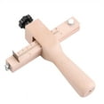 thumbnail image 2 of Wooden Hand Leather Strip Strap Adjustable Cutting Tool DIY Craft Tools Cutter with 3 Blades, 2 of 14