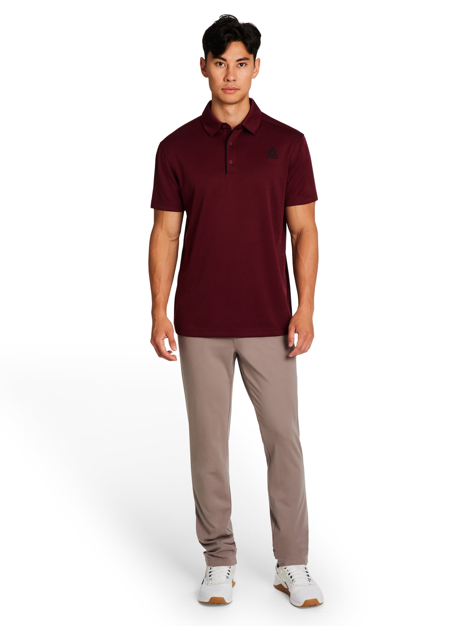 Reebok Men's and Big Men's Performance Polo Shirt, Sizes XS-5XL