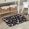 thumbnail image 7 of Pofeuu Anchor Print Flannel Doormats Rug16"x24"Rug Washable Doormats Indoor Outdoor Rugs for Layered Front Door Mats, Porch, Kitchen, Entryway, 7 of 7