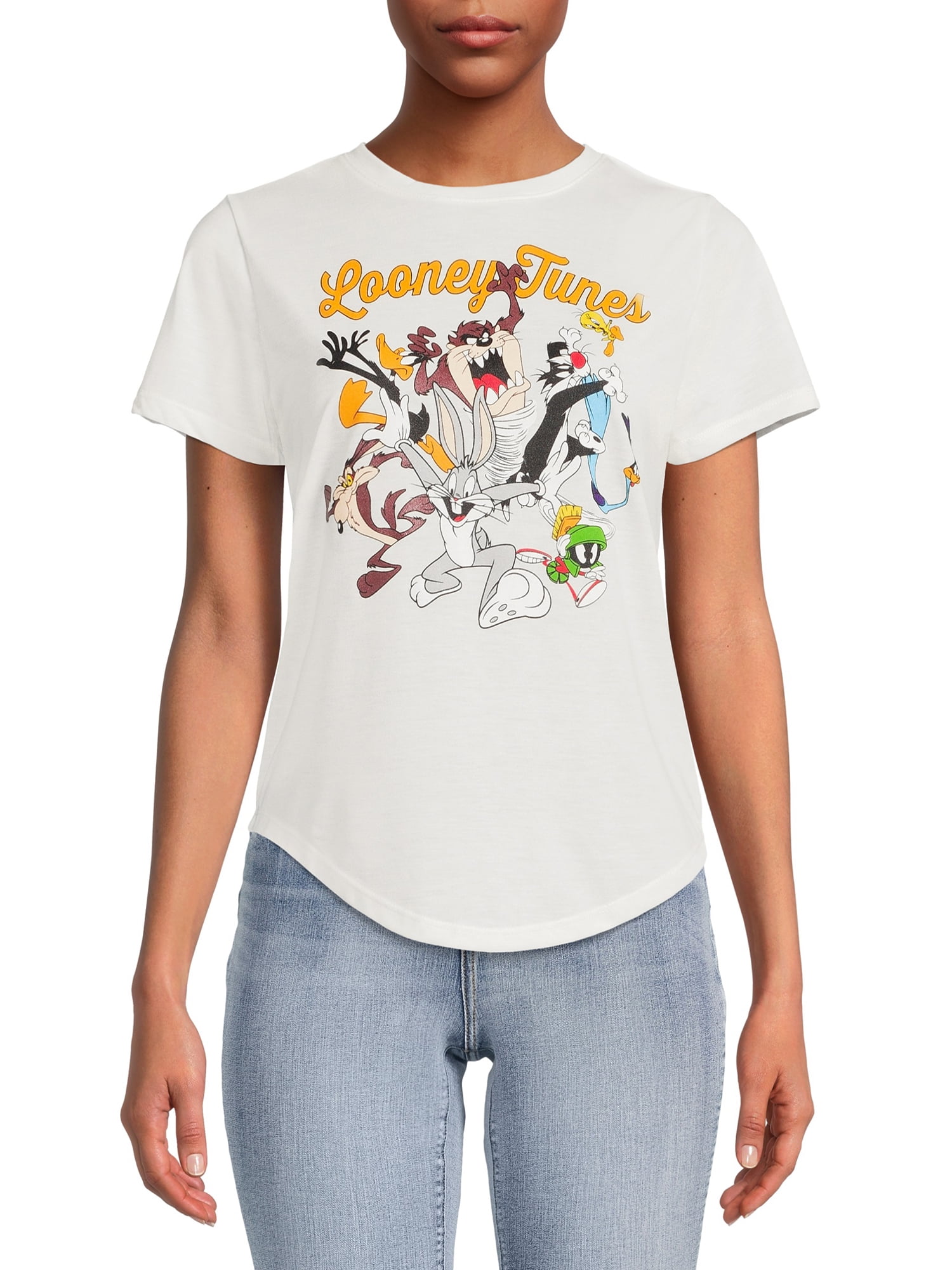 LICENSE Looney Tunes LT Group Women's Comfortable Short Sleeve Graphic T-Shirt, Sizes XS-XXXL