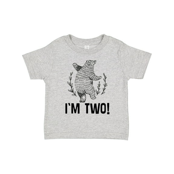 Inktastic 2nd Birthday Bear 2 Year Old Boy Boys or Girls Toddler T-Shirt