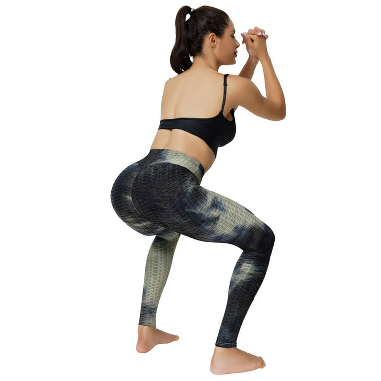Efsteb Womens Yoga Pants Tummy Control Leggings Athletic Booty