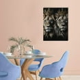 thumbnail image 2 of ZFLMY Lions Blue Eyes Crown Art Canvas Print Wall Decor 12x16 16x20 12x16in, 2 of 5