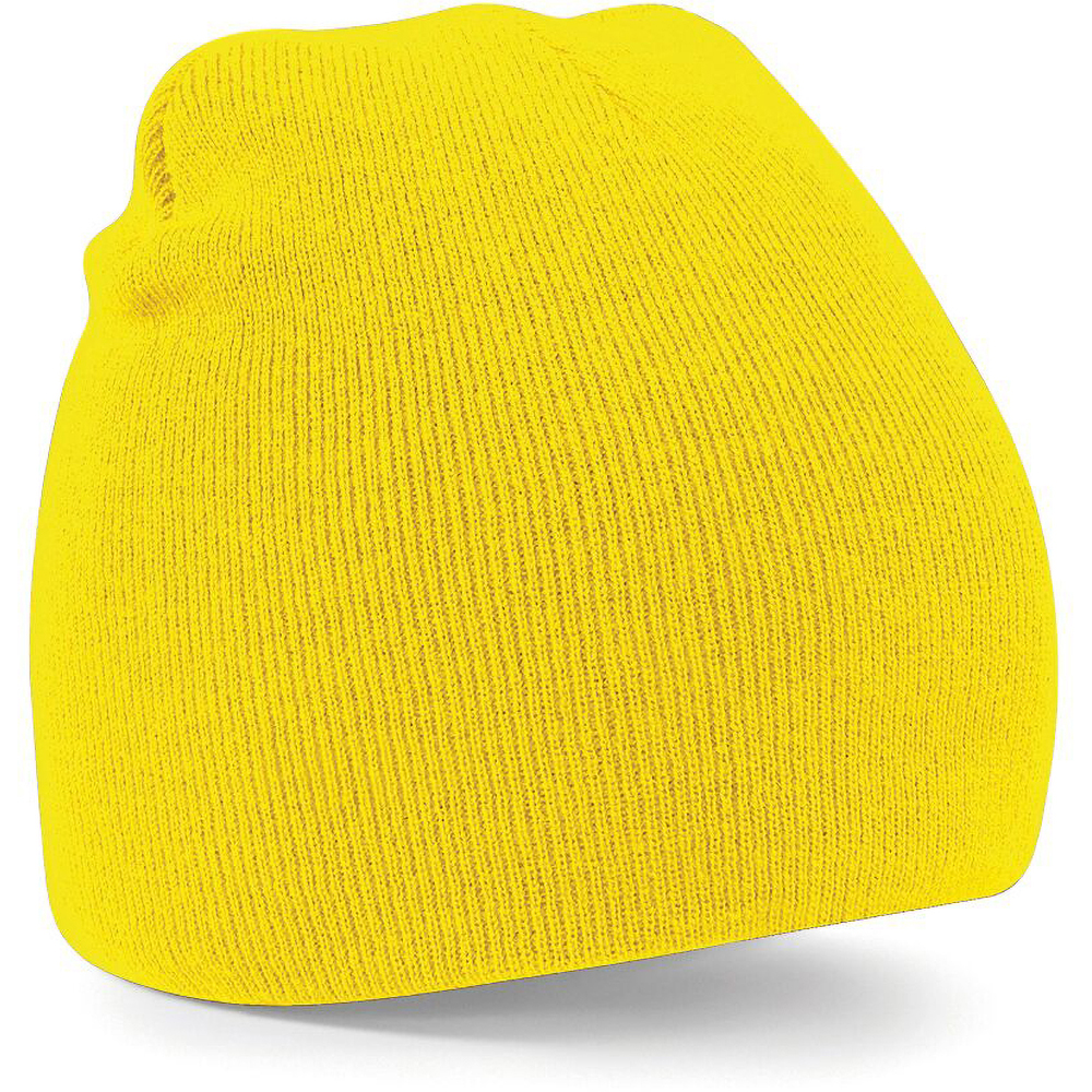 Beechfield Plain Basic Knitted Winter Beanie Hat - image 2 of 2