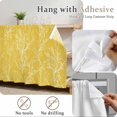 thumbnail image 6 of Yellow Botanical Cabinet Curtains for Shelves, Vintage Floral Plants Branch Privacy Curtain for Closet Self Adhesive, Dust-Proof Drapes for Closet Storage Room Classroom Doorway, 32"W x 55"L, 6 of 9