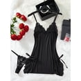thumbnail image 4 of LWP dream love Women's Lingerie Sexy Nightwear Spaghetti Strap Nightgown Babydoll Chemise, 4 of 13