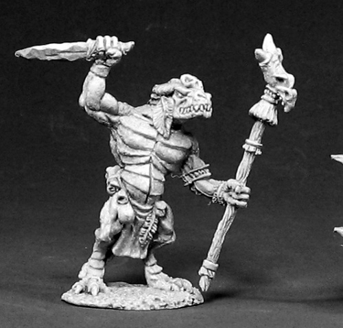 D&D NOLZUR'S MARVELOUS MINIATURES: UOMO LUCERTOLA E UOMO LUCERTOLA SCIAMANO (WZK90074
