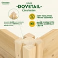 thumbnail image 4 of Greenes Fence Tall Tiers 4' x 12' x 10-14" (3/4" Thick) Premium Cedar Raised Garden Bed, 4 of 8