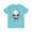 Turquoise, variant on Grey Skull Graphic Design Tee, Skull Shirt, Vintage Tees, Art Design T-Shirt, Vintage Graphic Tee, Art Shirts with Skulls