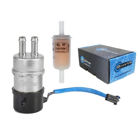 Electric Fuel Pump w/ Fuel Filter for Honda Motorcycle - OEM Replacement, HFP-181-010-F3 QFS