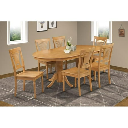 M D Furniture Some7 Oak W 7 Piece Oval Dinette Sunderland Dining M D Furniture Some7 Oak W 7 Piece Oval Dinette Sunderland Dining Room Table Set Wooden Seat 44