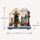 thumbnail image 2 of Invernadero navideño iluminado con luces LED para mesa, casa de Navidad, casa de nieve musical, regalos de fiesta, casa de Navidad para fiesta de Navi, 2 of 8