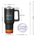 thumbnail image 3 of 1pc brother 40oz Tumbler with Straw & Handle - Insulated Stainless Steel Cup | Holiday Gift for Man Women (Christmas, Valentine's, Birthday), 3 of 5