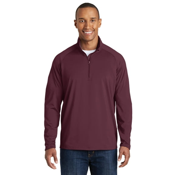 SPORT-TEK SPORT-WICK STRETCH 1/2-ZIP PULLOVER F20
