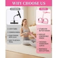 thumbnail image 4 of Gentle Gains Exercise Band, Durable 6-Tubes Multifunction Pedal Resistance Bands with Handles, Natural Rubber Foot Pedal Resistance Bands, Waist, Arm, Leg Stretching Training, 4 of 9