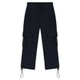 thumbnail image 6 of Nskgu Boys Baggy Sweatpants Straight Leg Open Bottom Casual Sweat Pants Teens Elastic Waist Athletic Joggers with Pockets, 6 of 6