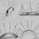 thumbnail image 4 of 2 Stainless Steel Pigeon Spike, Pigeon Repellent Meters Bird Spike, Pack of 24 Balcony Pigeon Spikes for Scaring Pigeons, Crows, Sparrows, Cats, Garden Protection, 4 of 5