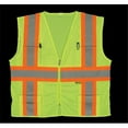 thumbnail image 1 of 2W  Class 2 Mesh Multi-Pocket Vest - Lime, Extra Large, 1 of 1