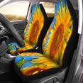thumbnail image 2 of Juego de 2 fundas para asientos de coche ABPHQTO Girasoles Imitación digital, 2 of 4