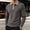 Dark Gray, variant on Mens Long Sleeve Polo Shirts Fashion Casual Raglan Button Polo Tee Collared Golf Shirt, 2XL