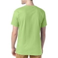 thumbnail image 4 of Hanes Mens ComfortSoft 4-Pack Crewneck T-Shirts, XL, Lime, 4 of 4