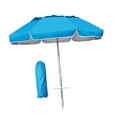 thumbnail image 3 of YWMJZEU 6ft Beach Umbrella Patio Parasol Portable Multipurpose Easily Install with Sand Light Blue, 3 of 9