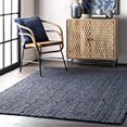 thumbnail image 2 of nuLOOM Rigo Hand Woven Jute Area Rug, 8' x 10', Navy, 2 of 5