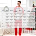 thumbnail image 3 of XUNKUSGA Matching Christmas Pajamas Set Classic Print Short Sleeve Top and Long Pants Men's Sleepwear sets Matching Xmas Jammies for Photoshoot Home Lounging,Size Dad:M, 3 of 7