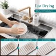 thumbnail image 3 of Bandeja absorbente de agua Faucet Mat Geormoe Diatomite Kitchen de 14 pulgadas, 3 of 8